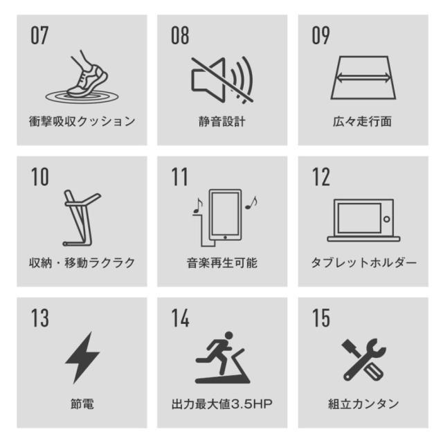 ルームランナー 家庭用 電動 MAX16km/h 折りたたみ 心拍数測定 ランニングマシン トレーニング ダイエット ダイエット器具 フィットネス_2