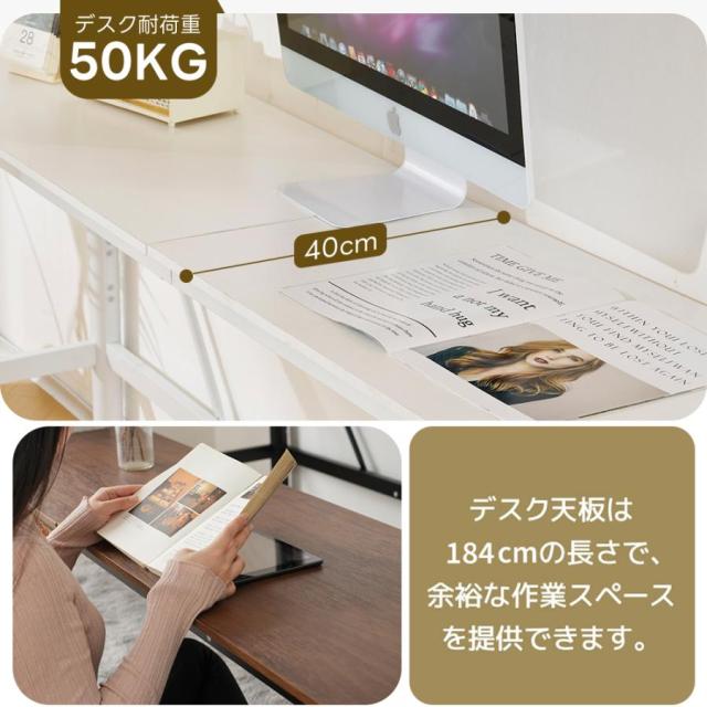 システムベッド ロフトベッド 宮棚 子供 大人 シングル デスク付 コンセント付き デスクベッド 子供ベッド ハイタイプ ベッドフレーム スチール 頑丈 耐震_6