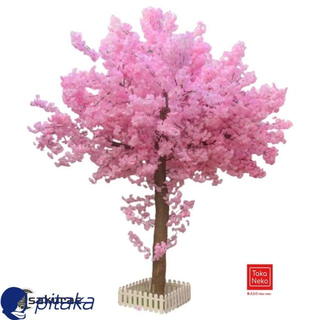 桜の造花、桜の木の本物の木の茎、人工桜の木、 シミュレーション植物造花、ホームウェディングパーティー、ガーデンオフィスの装飾、絹の植物、大きな木の偽の