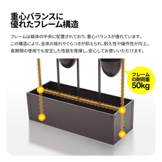 フェンス プランター付き 目隠し プランター付き 92*36*160cm 電着塗装 植木鉢付き 簡単設置 ガーデンラティス プランターボックス 花壇フェンス_8