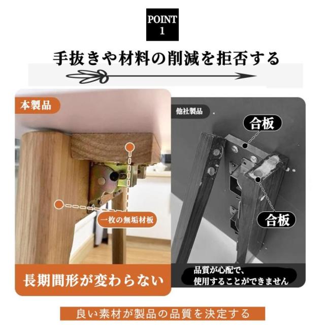 折り畳みテーブル おしゃれ 北欧風 原木調 木製 小型テーブル 折りたたみテーブル 軽量 省スペース 子供テーブル ミニテーブル センターテーブル_3