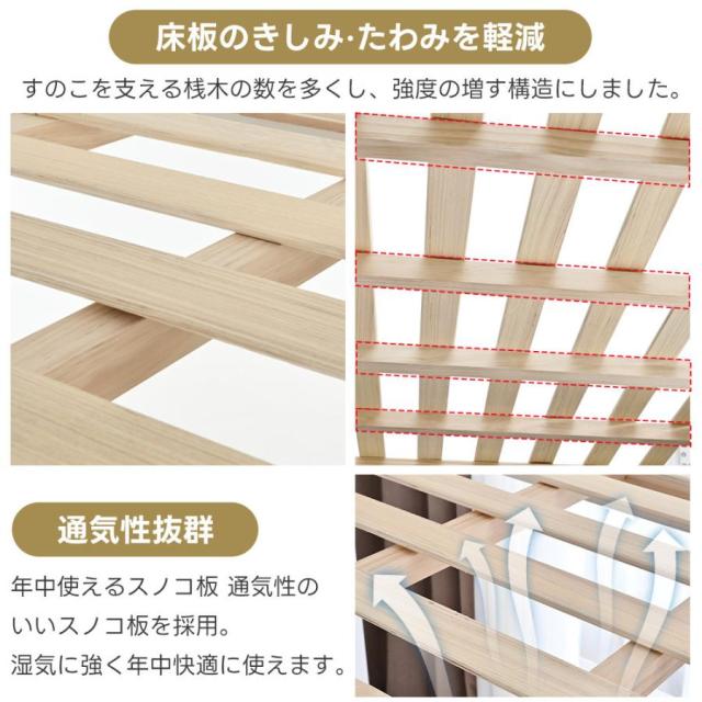 ロフトベッド システムベット 頑丈 ワードローブ 耐荷重110kg 収納付き 北欧風 コンセント付き シングル 宮付き 収納棚付き 収納 北欧風 大人 一人暮らし_10