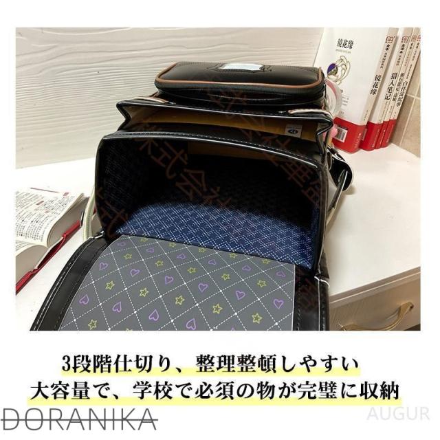 ランドセル 男の子 女の子 型落ち 大容量 軽量 通学バッグ リュック おしゃれ 多機能 A4教科書ノート対応 カバー付き 夜間反射_10