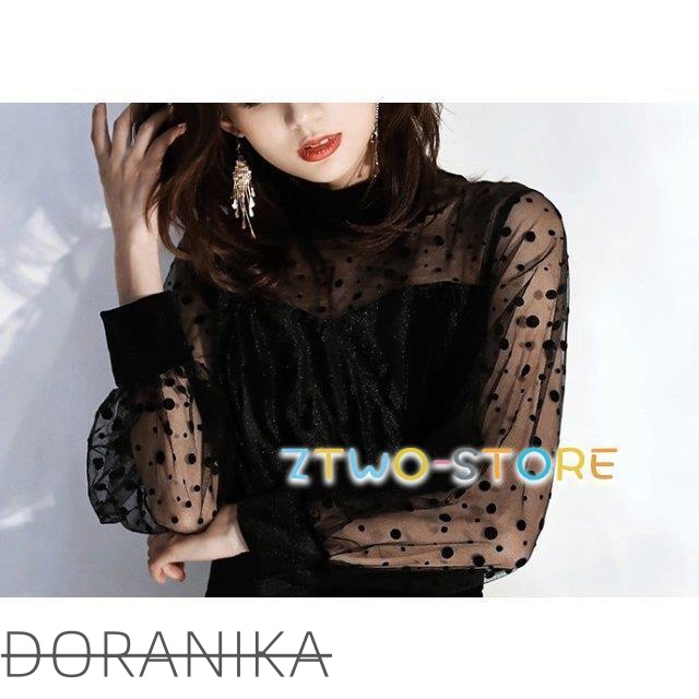パーティードレス 結婚式 お呼ばれドレス 袖あり ロング ドレス シースルー袖 長袖 ロングドレス 黒 大きいサイズ 3L 4L 小さいサイズ 韓国_9