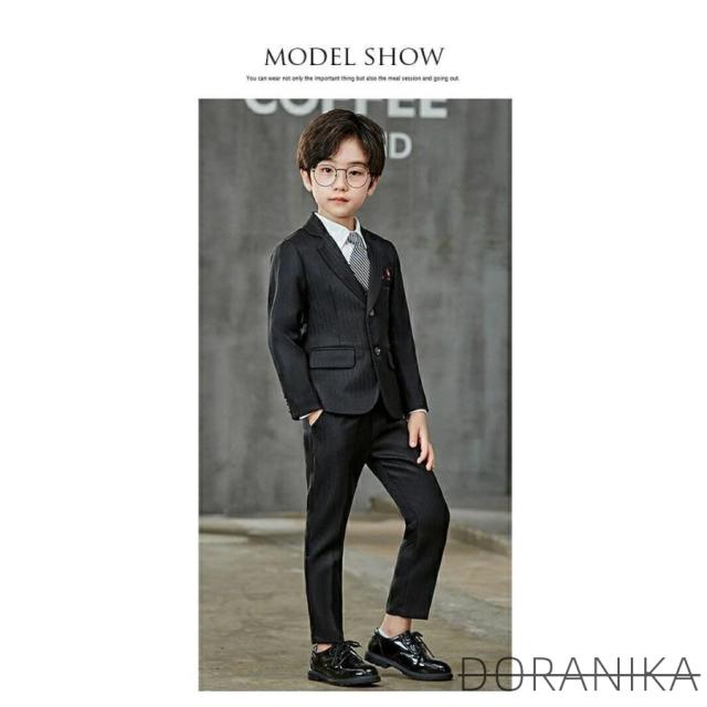 子供スーツ キッズスーツ 男の子 スーツ フォーマル 5点セット ジャケット ベスト 卒業式 七五三 結婚式 発表会 演奏会 タキシード 紳士服 スリム 90cm~170cm_3