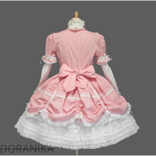 ゴスロリ 服 黒 クラシカル 甘ロリ 長袖 カラフル ピンク 白 ブルー ゴシック ロリータ 使い勝手抜群 毎日使いやすい 便利設計 快適 人気 上品 定番_5