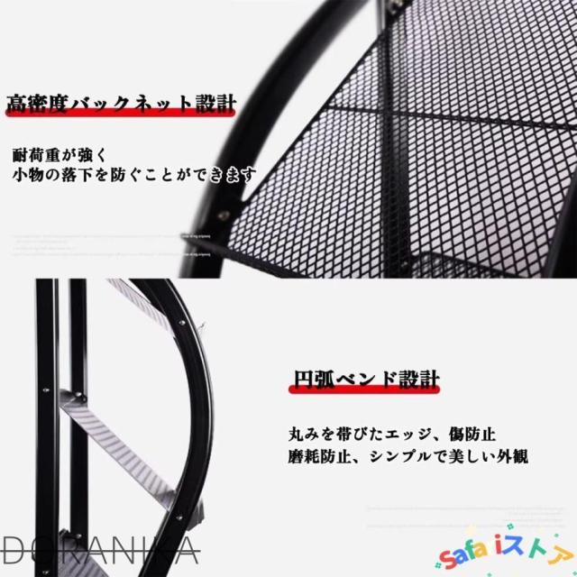 雑誌ラック マガジンスタンド 3段 マガジンラック カタログスタンド スチール製 パンフレットラック キャスター付き チラシ 雑誌 オフィス用品 人気_4