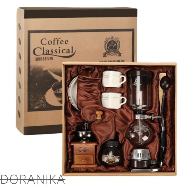 サイフォン式コーヒーメーカー サイフォン セット コーヒーサイフォン コーヒーセット 器具 耐熱ガラス 沸騰式 サイフォンコーヒー 簡単取付 人気