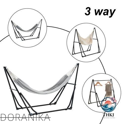 ハンモック 薄墨色ハンモック+白いこと女性議長 独立独行式 3 way 携帯型ハンモック ハンガー引っ掛かり 専用入れもの付き添い人 チェアー 室内 折りたたみ 格好のいい