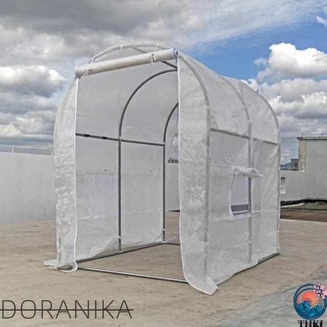 ビニールハウス 温室 大型ポータブルウォークインガーデン温室-果物 野菜 植物 および花用の屋外パティオホットハウス 長さ2m / 3m 4m 5m 6m 家庭用_2
