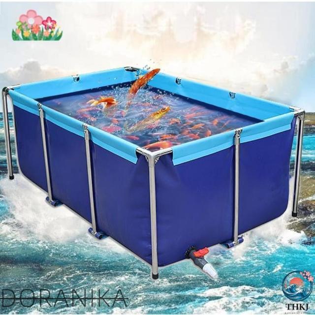 大型水槽 長方形プール 大型養殖用プール キャンバスの魚のいる池 大きい水槽 レ お手入れ簡単 おすすめ商品 注目アイテム 選ばれる定番 省スペース