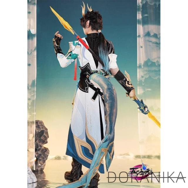 五次元　崩壊スターレイル　コスプレ　丹恒・騰荒　SP衣装　※ウィッグ　靴　武器　尻尾　追加可能_1