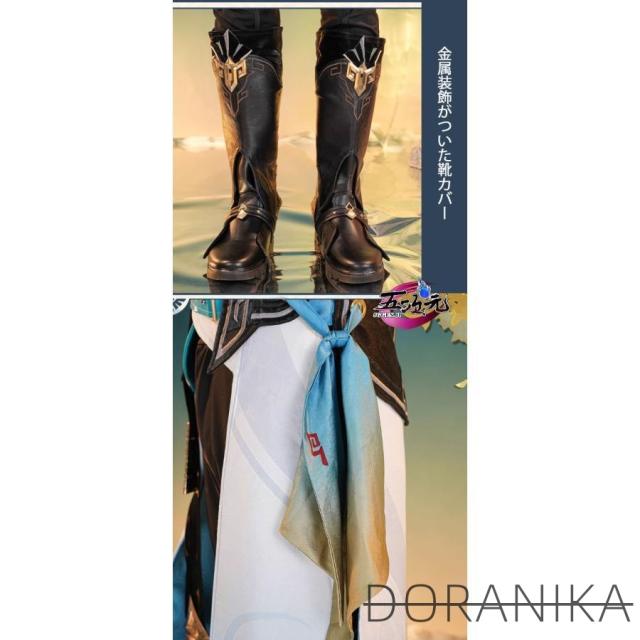 五次元　崩壊スターレイル　コスプレ　丹恒・騰荒　SP衣装　※ウィッグ　靴　武器　尻尾　追加可能_10
