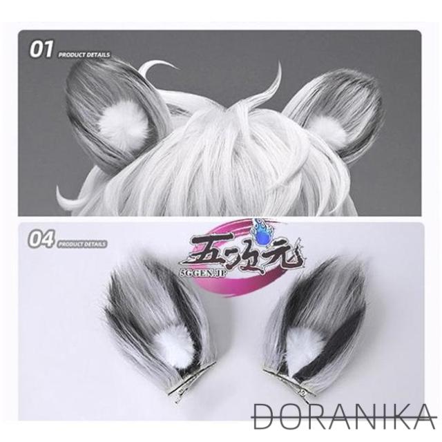 三分妄想　アークナイツ　凛御シルバーアッシュ　コスプレ　衣装　※ウィッグ　靴　耳と尻尾　追加可_17