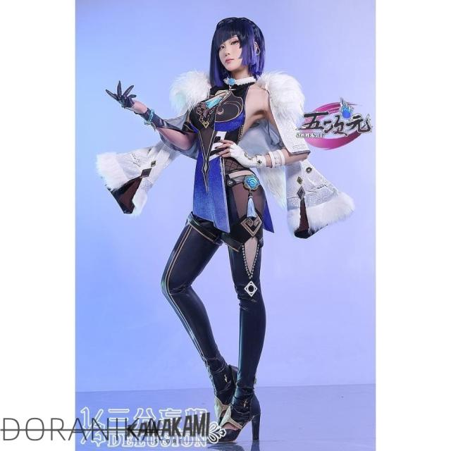 三分妄想　原神　コスプレ　夜蘭　イェラン　衣装　※ウィッグ　靴　武器　追加可