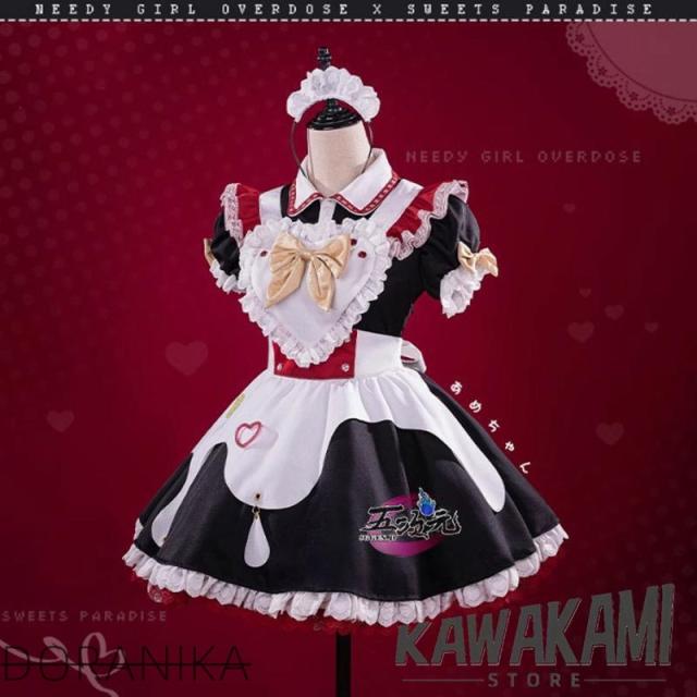 五次元　NEEDY　GIRL　OVERDOSE　二ーディガールオーバードーズ　あめちゃん　スイパラ　メイド衣装