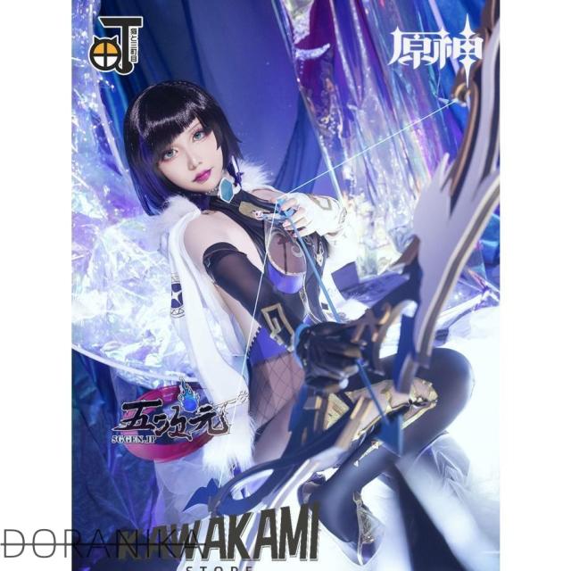 猫と三丁目　原神　コスプレ　夜蘭　イェラン　衣装　※ウィッグ　靴　 武器　追加可能