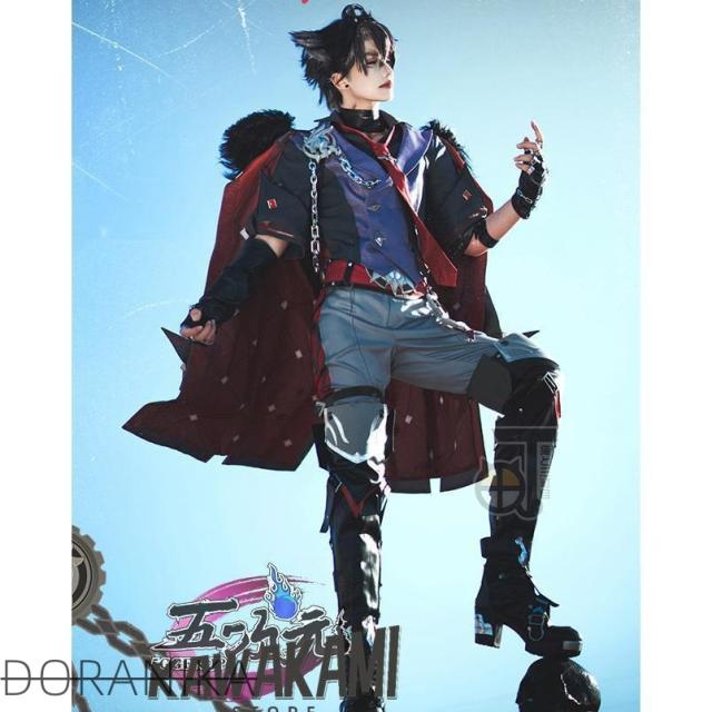 猫と三丁目　原神　コスプレ　リオセスリ　衣装　※ウィッグ　靴　グローブ　追加可能_1