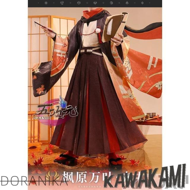 三分妄想　原神　コスプレ　楓原万葉　五歌仙　赤人　衣装　※ウィッグ　追加可能　