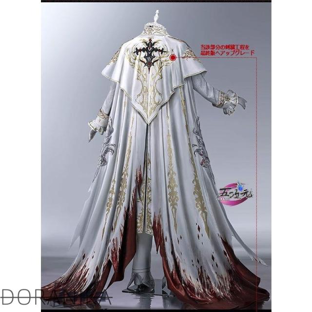 五次元　恋と深空　コスプレ　シン　銀翼の悪魔　衣装　※ウィッグ　追加可_1