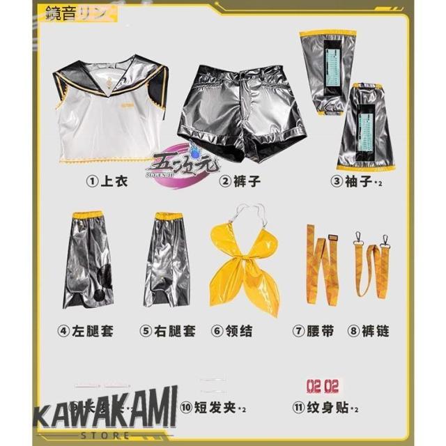 猫屋小舗　ボーカロイド　鏡音リン・レン　ACT2　コスプレ衣装　中国公式許可あり　通常Ver　※ウィッグ　ヘッドホン　靴　追加可能_5