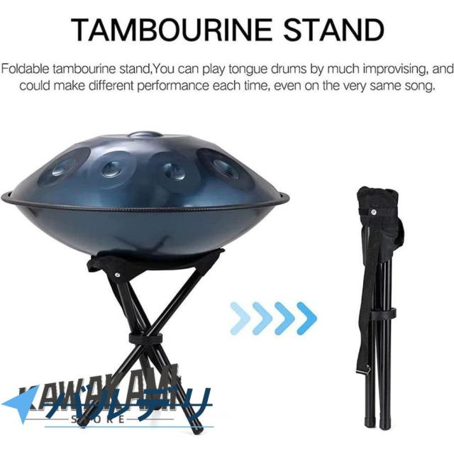 スチールドラム ハンドパン 楽器 スチールタングドラム 9ノート ハンドパンドラム ハンドパンドラム タンドラム ドラムスティック キャリーバッグ付き ドラム 楽_13