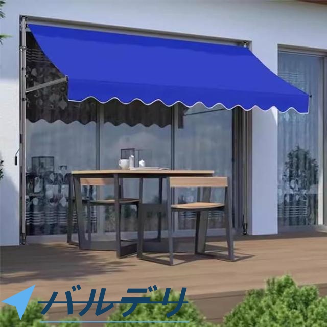 オーニングテント つっぱり日よけ 2m/2.5m/3m/3.5m/4m スクリーン式 突っ張り式 巻き取り式 つっぱり式 自立式サンシェード 角度、高さの調節が可能 サンシェー_13