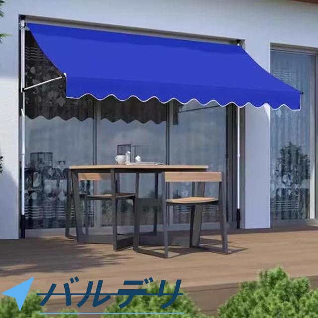 オーニングテント つっぱり日よけ 2m/2.5m/3m/3.5m/4m スクリーン式 突っ張り式 巻き取り式 つっぱり式 自立式サンシェード 角度、高さの調節が可能 サンシェー_14