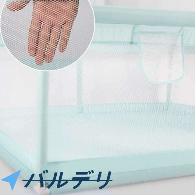 ベビーサークル 120*120cm　小型　ベビー サークル 赤ちゃん ベビー 柵　ベビーフェンス フェンス ベビー用品 おすすめ　ベビーサークル 子供 キッズ　ギフト　高さ約66cm　滑り止め 洗濯可能 洗える　組み立て 安全_2