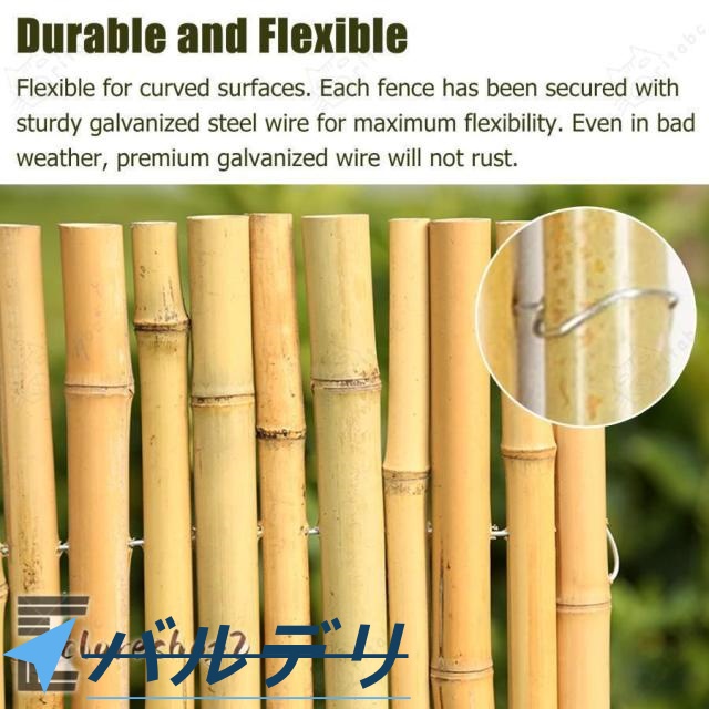 グリーン フェンス 目隠し 屋外 庭 緑 カーテン 竹の背景の壁のロール、 バルコニー、庭の境界線、プール用の屋外プライバシーフェンススクリーン、 庭_5