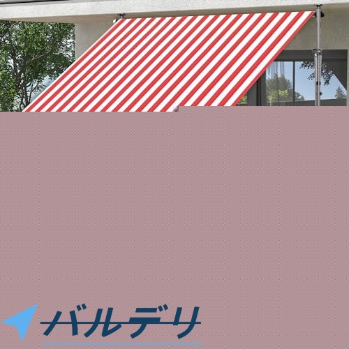 オーニングテント 日よけ 巻き取り式 サンシェード 目隠し 紫外線 UV カット 撥水加工 角度、高さの調節が可能 目かくし 日除け クールサマーオーニング 簡単設_14