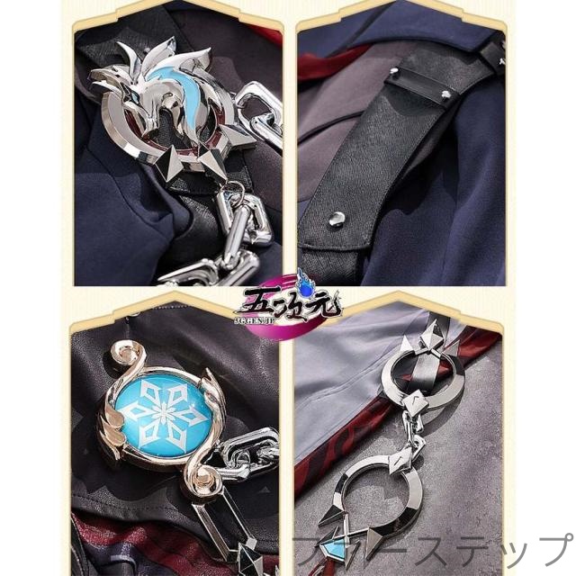 三分妄想　原神　コスプレ　リオセスリ　衣装　※ウィッグ　靴　グローブ　追加可能_5
