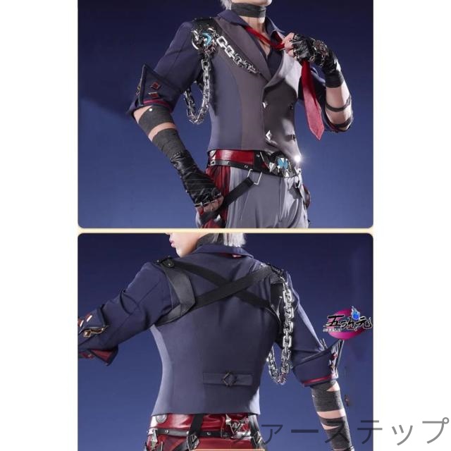 三分妄想　原神　コスプレ　リオセスリ　衣装　※ウィッグ　靴　グローブ　追加可能_7