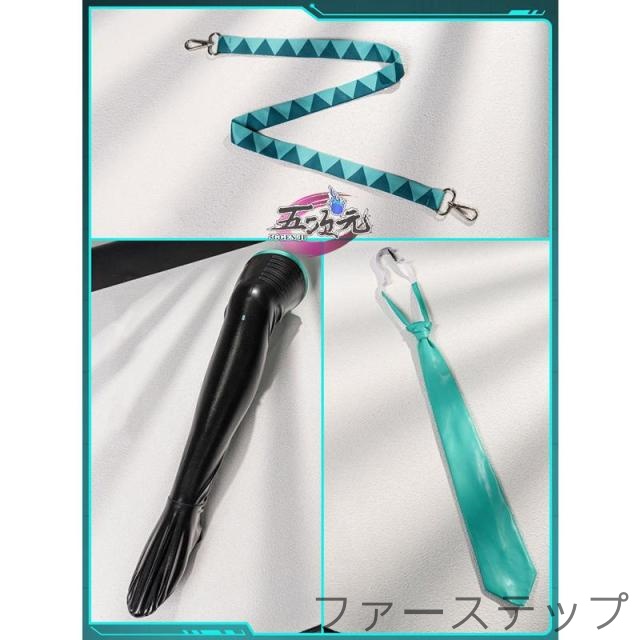 猫屋小舗　ボーカロイド　初音ミク　コスチューム　通常V　コスプレ衣装　中国公式許可あり　通常Ver　※ウィッグ　髪飾り　ヘッドホンセット　靴　追加可能_4