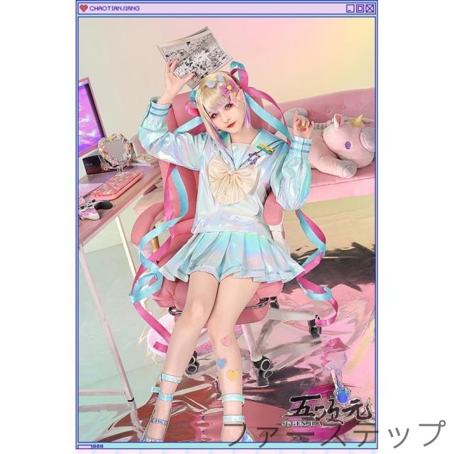 三分妄想　NEEDY GIRL OVERDOSE　二ーディガールオーバードーズ　超絶最かわてんしちゃん　超てんちゃん　コスプレ　衣装　※ウイッグ　靴　追加可_2