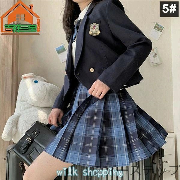 入学式 学生服 卒業式スーツ 女の子 中学生 高校生 通学 4点セット ゆったりサイズ jk制服 フォーマルスーツ 女児 卒業式服 結婚式 お受験 発表会_6