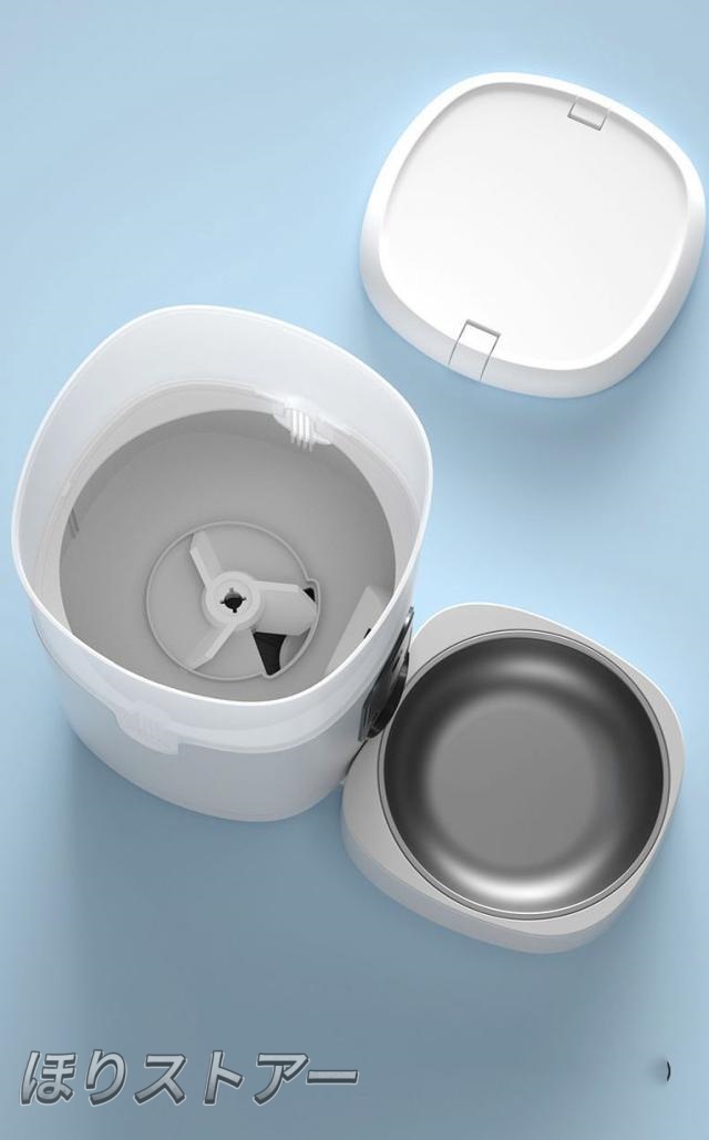自動給餌器 ペット給餌機 猫 犬 2匹 ネコ イヌ 自動餌やり機 自動給餌器 自動餌やり器 給餌機 オートフィーダー 餌やり 乾燥剤入り 取り外し可能 送料無料 新生活 一人暮らし_6