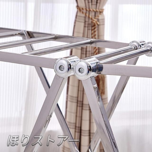 折りたたみ 物干し 物干しスタンド 物干し竿 物干し台 スタンド 多機能スタイル物干し 室内 室内物干し ものほし 布団干し コンパクト 洗濯 洋服 ハンガー タオル 部屋 室内 屋内 持ち運び スリム 部屋干し 花粉対策 梅雨対策 省スペース 室内 生活雑貨_3