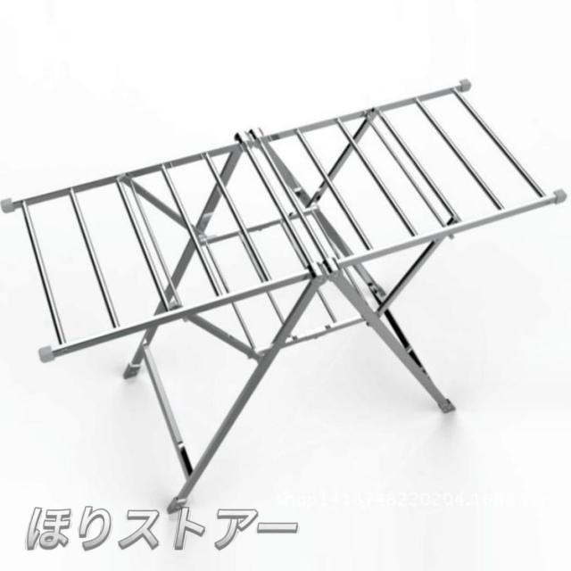 折りたたみ 物干し 物干しスタンド 物干し竿 物干し台 スタンド 多機能スタイル物干し 室内 室内物干し ものほし 布団干し コンパクト 洗濯 洋服 ハンガー タオル 部屋 室内 屋内 持ち運び スリム 部屋干し 花粉対策 梅雨対策 省スペース 室内 生活雑貨_4