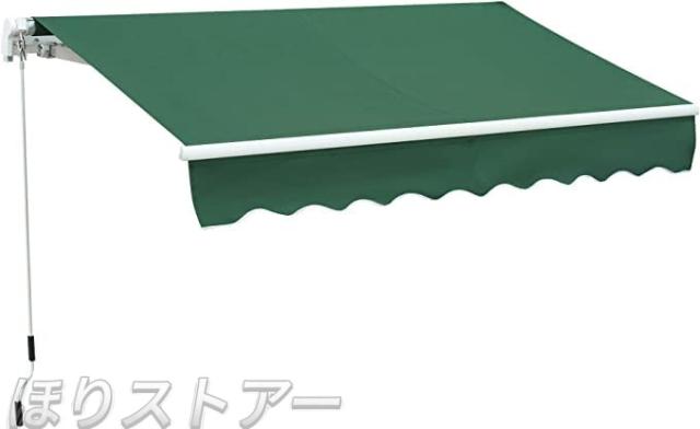 日除けシェード オーニングテント 伸縮式 オーニングテントひさし 後付けベランダ 雨除け オーニング 手動ガゼボ キット庭サンシェード折りたたみ式_3