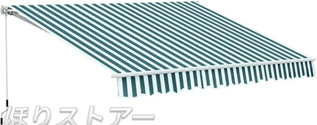 日除けシェード オーニングテント 伸縮式 オーニングテントひさし 後付けベランダ 雨除け オーニング 手動ガゼボ キット庭サンシェード折りたたみ式_4