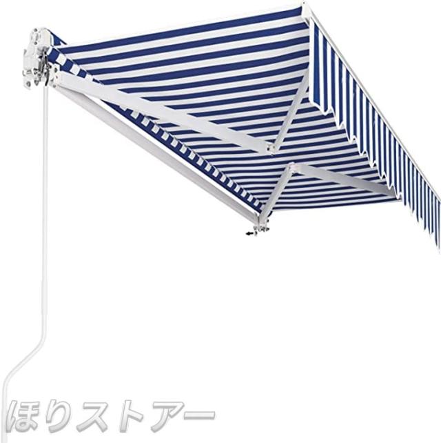 日除けシェード オーニングテント 伸縮式 オーニングテントひさし 後付けベランダ 雨除け オーニング 手動ガゼボ キット庭サンシェード折りたたみ式_7