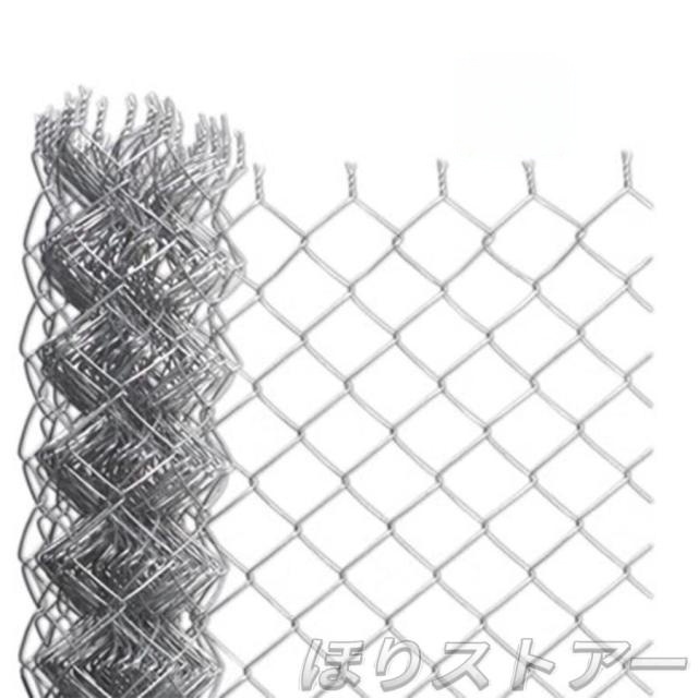 金網フェンス、菱形亜鉛メッキワイヤーメッシュ鋼線フックフェンス庭の家禽ネット用隔離された魚の池保護