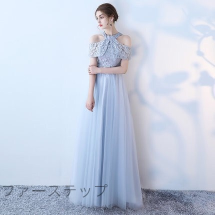 3色 ロング ドレス パーティードレス 個性的 袖あり オフショル ケープ風 結婚式 二次会 お呼ばれ フォーマル 演奏会 ピアノ 発表会 ドレ
