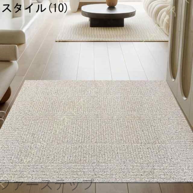 玄関 マット 屋外 泥落とし 室内 かわいい おしゃれ 洗える 大判 ズレない 北欧 幾何学 チェック 外用 エントランス 泥除け ドアマット 家庭用 業務用_10
