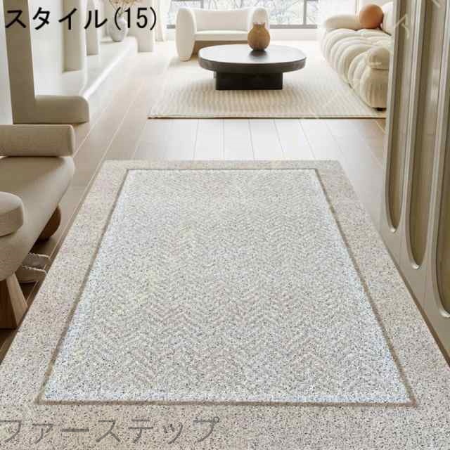 玄関 マット 屋外 泥落とし 室内 かわいい おしゃれ 洗える 大判 ズレない 北欧 幾何学 チェック 外用 エントランス 泥除け ドアマット 家庭用 業務用_15