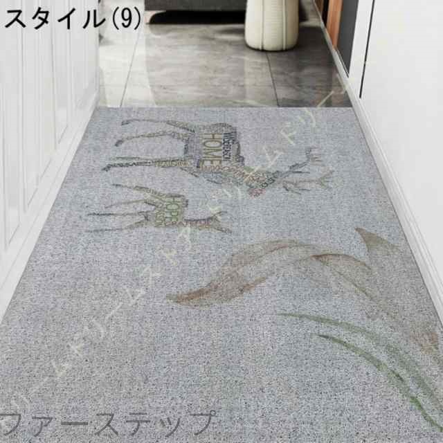カットできる玄関マット 室内 屋外 ドアマット エントランスマット 泥落とマット ウェルカムマット 屋外マット 室内マット 砂落とし 汚れ防止 家庭用 店舗用_9
