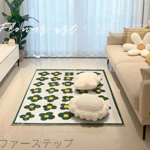 ラグ 洗える 北欧 防音 ナチュラル ラグ 厚手 おしゃれ ラグマット 床マット 防ダニ 抗菌 オールシーズン対応 ホットカーペット対応 床暖房対応 低反発_9