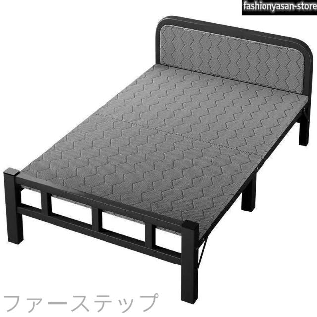 ベッド 折りたたみベッド シングル ベッドフレーム すのこベッド ローベッド すのこ 折りたたみ シングルベッド ワイド ハイタイプ 折りたたみ すのこ_12