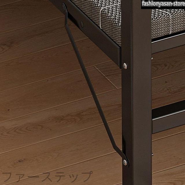 ベッド 折りたたみベッド シングル ベッドフレーム すのこベッド ローベッド すのこ 折りたたみ シングルベッド ワイド ハイタイプ 折りたたみ すのこ_8